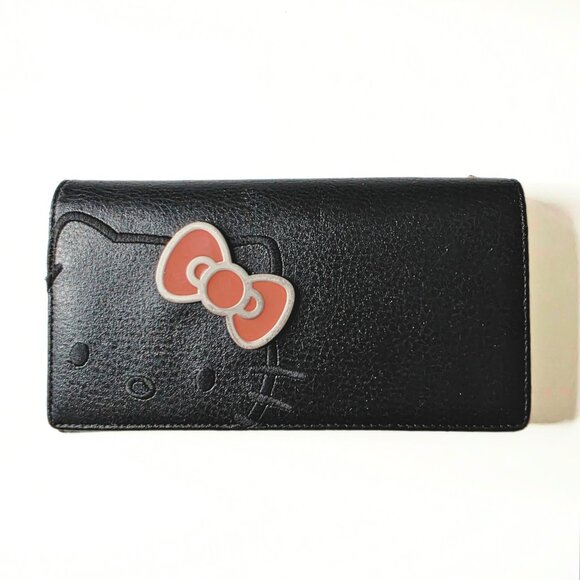 Vintage Sanrio Hello Kitty 30th Anniversary Limited Edition Long  Leather Wallet - Picture 1 of 16